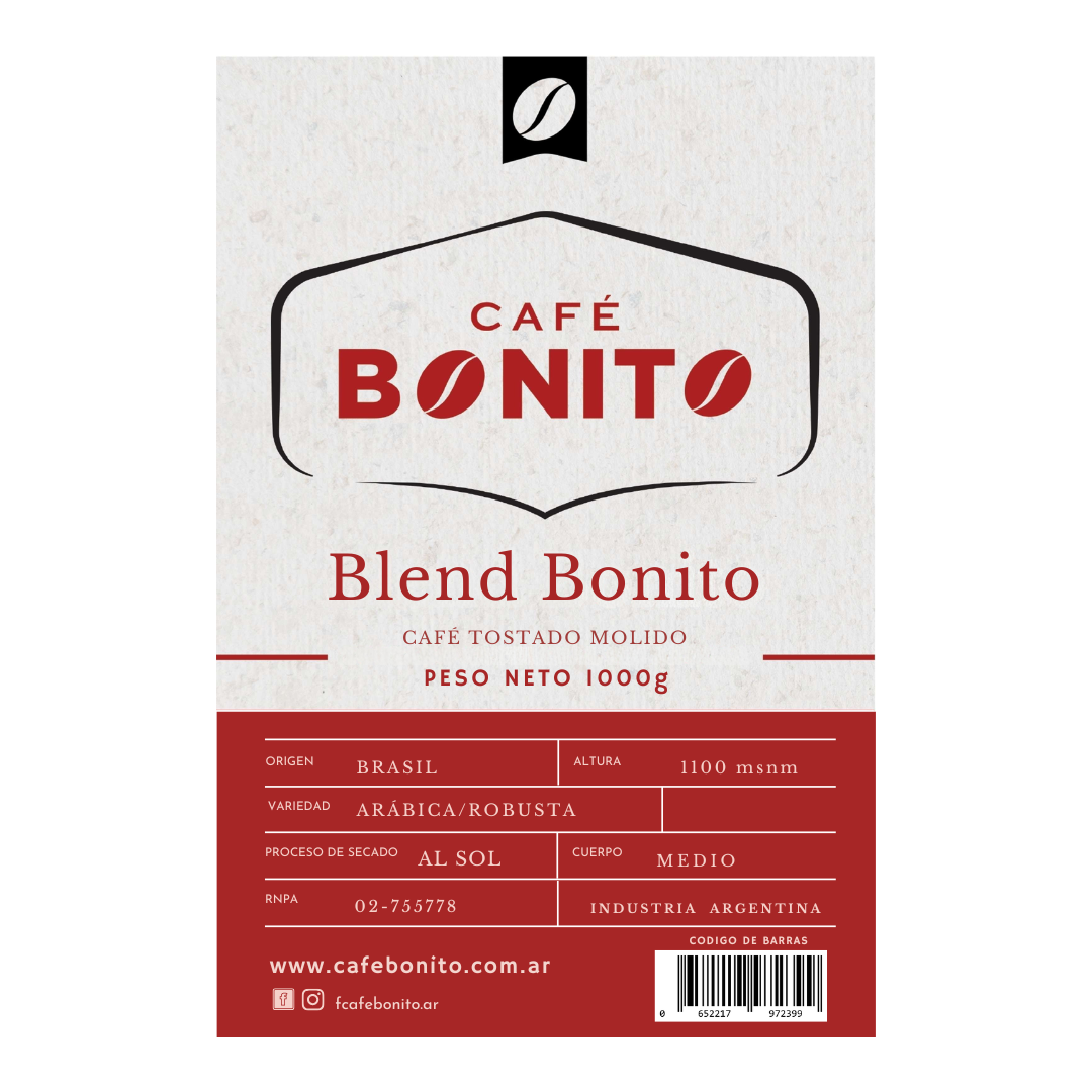 Café Bonito de Kilo Mólido